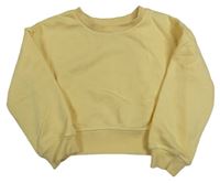 Citronová crop mikina Primark