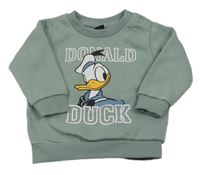 Světlezelená mikina s Donaldem Primark
