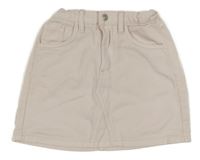 Světlerůžová riflová sukně 