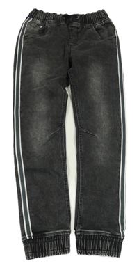 Antracitové melírované cuff rifle Yigga