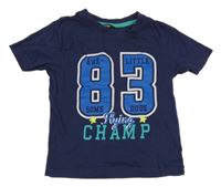 Tmavomodré tričko s číslem George