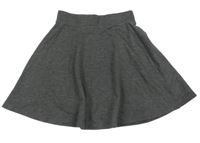 Tmavošedá kolová sukně Next