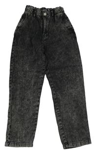 Černé plísňové relaxed fit rifle H&M