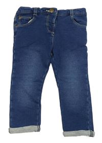 Modré teplákové skinny rifle Matalan