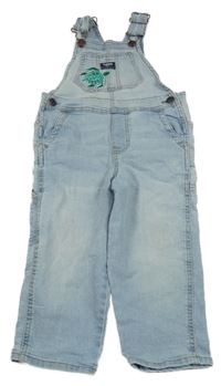 Světlemodré laclové rifle se želvou OshKosh