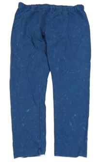 Tmavomodré vzorované legíny