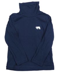 Tmavomodrý rolák s medvědem Lupilu