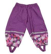 Fialovo-barevné voděodolné kalhoty Lupilu