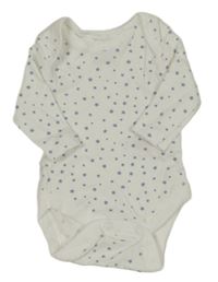 Bílo-modré body s hvězdami Primark