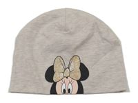 Béžová čepice s Minnie C&A