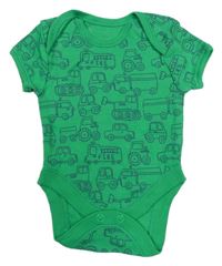 Zelené body s auty Primark