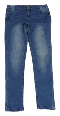 Modré elastické skinny rifle Tommy Hilfiger