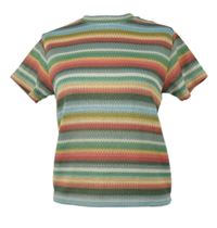 Dámské barevné pruhované úpletové tričko Arhee 
