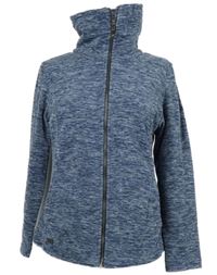 Dámská tmavomodrá melírovaná fleecová propínací outdoorová mikina Regatta 