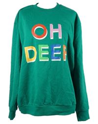 Dámská zelená mikina s nápisem George 