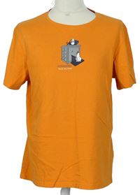 Pánské oranžové tričko s obrázkem Craghoppers 