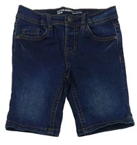 Tmavomodré riflové skinny kraťasy zn. Denim Co.