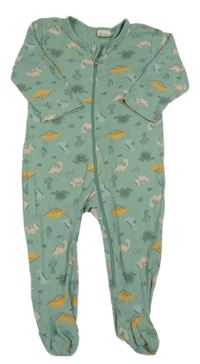 Zelený overal s dinosaury Alana 