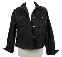 Dámská černá riflová crop bunda Denim Co. 