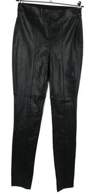 Dámské černé potažené tregíny s puky F&F