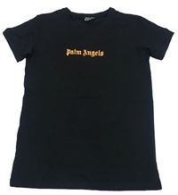 Černé tričko s nápisem - Palm Angels