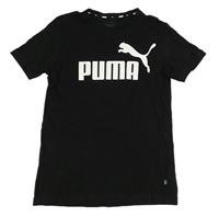Černé tričko s logem Puma 