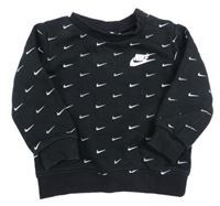 Černá mikina s logem Nike