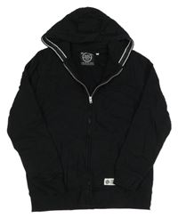 Černá propínací mikina s kapucí C&A