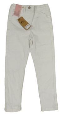 Nové - Bílé skinny rifle Next