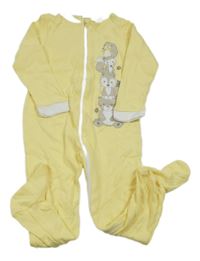 Žlutý overal se zvířaty 