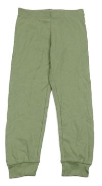 Zelené pyžamové kalhoty H&M
