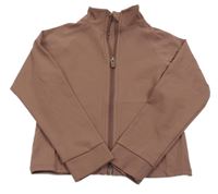 Kakaová sportovní propínací mikina F&F