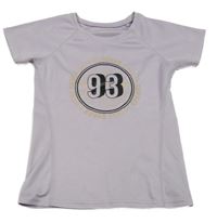 Lila sportovní tričko s číslem Ergeenomixx