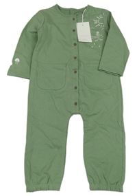 Nové - Zelený teplákový overal s mořem Leigh Tucker