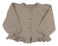 Fialová propínací mikina Next 