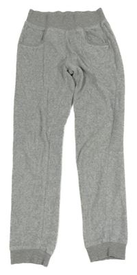 Šedé sametové kalhoty Alive