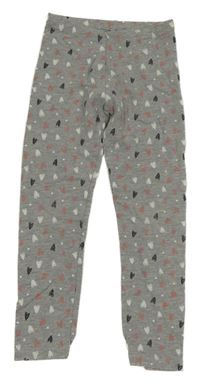 Šedé legíny se srdíčky Lupilu