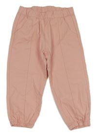 Růžové cuff riflové kalhoty Lily&Dan 