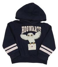 Tmavomodrá mikina s Hedvikou a kapucí H&M