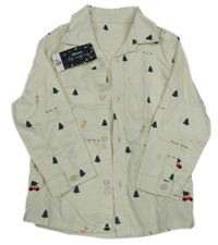 Nové - Smetanová košile se stromy George