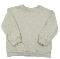 Béžová melírovaná mikina H&M