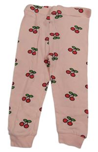 Broskvové pyžamové kalhoty s třešničkami PRIMARK