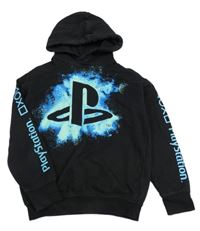Černá mikina s Playstation a kapucí H&M