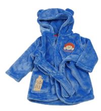 Modrý plyšový župan s medvídkem Paddington a kapucí George