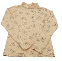 Meruňkový rolák s pampeliškami a motýlky