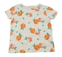 Smetanové tričko s ovocem George