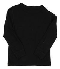 Černé žebrované funkční triko George