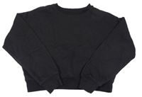 Černá crop mikina H&M