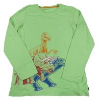 Zelená mikina s dinosaury JAKO-O