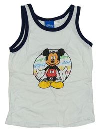Bílé tílko s Mickey mousem Disney